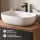 ARISA Double Vanity Unit, 160 cm, in Black Ribbed, with 2 GLORA LED Mirrors and 2 White Ceramic Countertop Sinks, 60 cm