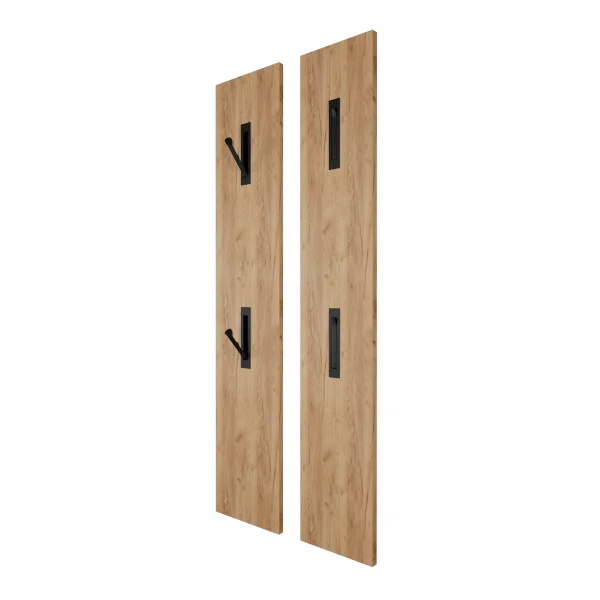 Conjunto de 2 paneles para armario OSSA en roble dorado