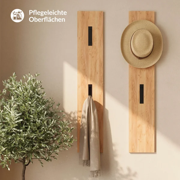 Conjunto de 2 paneles para armario OSSA en roble dorado
