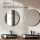 ARISA Double Vanity Unit, 160 cm, in White, with 2 VELUNA 60 cm LED Mirrors and 2 Black 60 cm Ceramic Countertop Sinks