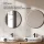 ARISA Double Vanity Unit, 160 cm, in White Ribbed, with 2 VELUNA 60 cm LED Mirrors and 2 White Ceramic Countertop Sinks, 60 cm