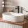ARISA Double Vanity Unit, 160 cm, in White Ribbed, with 2 VELUNA 60 cm LED Mirrors and 2 White Ceramic Countertop Sinks, 55 cm