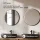 ARISA Double Vanity Unit, 160 cm, in Black Ribbed, with 2 VELUNA 60 cm LED Mirrors and 2 Black Ceramic Countertop Sinks, 60 cm