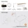 ARISA Double Vanity Unit, 160 cm, in Black Ribbed, with 2 VELUNA 60 cm LED Mirrors and 2 White Ceramic Countertop Sinks, 55 cm