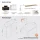 ARISA Double Vanity Unit, 160 cm, in Black, with 2 ARIA 80 cm LED Mirror Cabinets and 2 Black 42 cm Ceramic Countertop Sinks