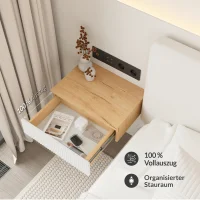AMYRA : deux tables de chevet suspendues de 50 cm...