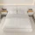 AMYRA: two floating nightstands, each 50 cm, in Gold Oak / White
