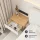 AMYRA: two floating nightstands, each 50 cm, in Gold Oak / White