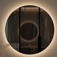 Wandspiegel NOVA rund 60 - 100 cm mit LED Beleuchtung