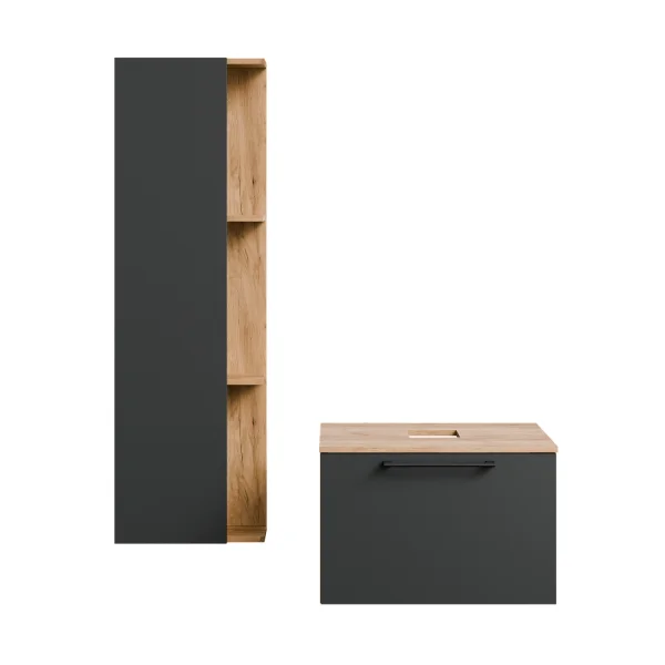 ASTRA Waschtischunterschrank 60 cm mit Seitenschrank
