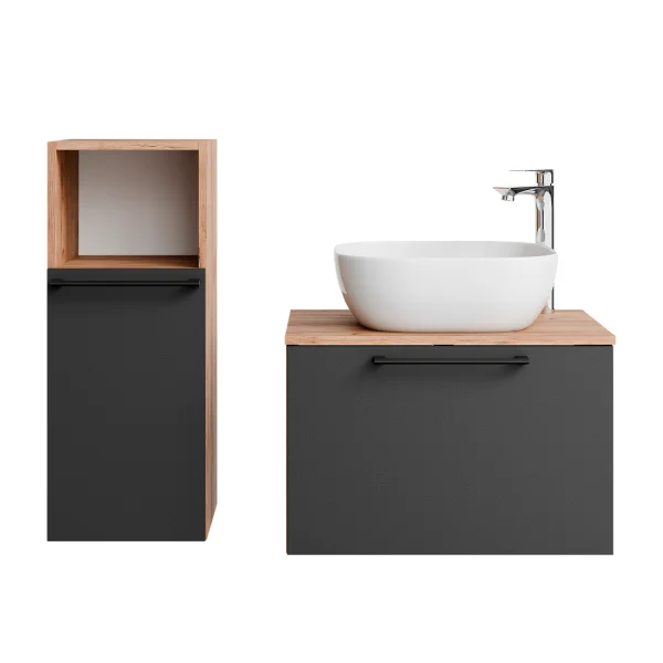 ASTRA Waschtischunterschrank  60 cm mit Midischrank