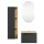ASTRA Waschtischunterschrank  60 cm mit Seitenschrank und LED Spiegel