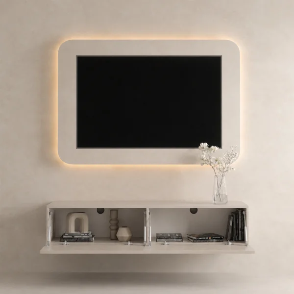 Meuble TV WEST Cachemire 160 cm