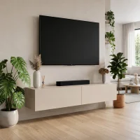 Meuble TV WEST Cachemire 160 cm