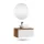 Set di mobili da bagno ARISA - Con specchio a LED NOVA e lavabo da appoggio in ceramica da 42 cm