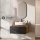 Ensemble de meubles de salle de bains ARISA – Avec miroir GLORA à LED et lavabo à poser en céramique de 55 cm