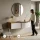 ARISA Living TV Stand, 160 cm, in Gold Oak / White