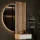 AMYRA Entryway Set, 50 cm, in Gold Oak / White, NIVORA Mirror & Acoustic Panel