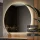 AMYRA Entryway Set 100 cm in Gold Oak / Black, AUBE Mirror & Acoustic Panel