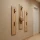 OSSA Wardrobe Panel in Gold Oak, Set of 3