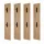 OSSA Wardrobe Panel in Gold Oak, Set of 4