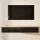 AMYRA TV Konsolentisch 100 cm in Gold Eiche / Schwarz - hängend