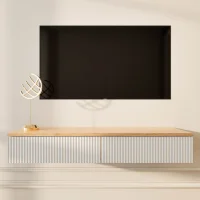 Table dappoint AMYRA TV 100 cm, chêne doré /...