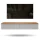 AMYRA TV Console Table, 100 cm, in Gold Oak / White - Wall-Mounted