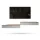 AMYRA TV Console Table, 2x 100 cm, in Gold Oak / White - Wall-Mounted