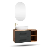 LUX Bathroom Furniture Set, 100 cm or 120 cm, with Sink...