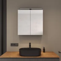 ARIA 70 cm Mirror Cabinet, with or without light, in...