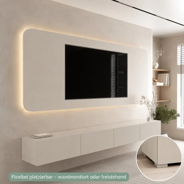 Mueble para TV WEST Kashmir 280 cm (2 x 140 cm)