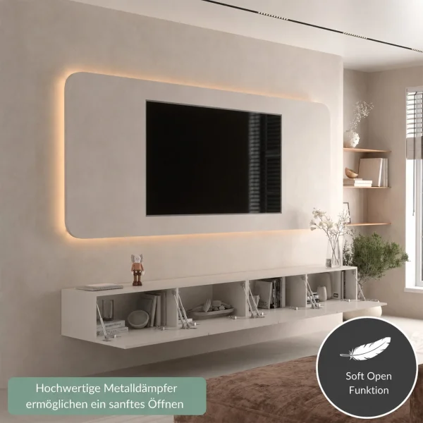 Mueble para TV WEST Kashmir 280 cm (2 x 140 cm)