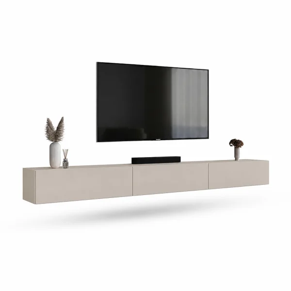 Meuble TV WEST Cachemire 300 cm (3 x 100 cm)