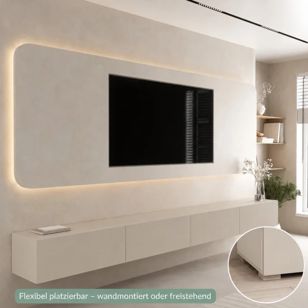 Mueble para televisión WEST Kashmir 320 cm (2 x 160 cm)