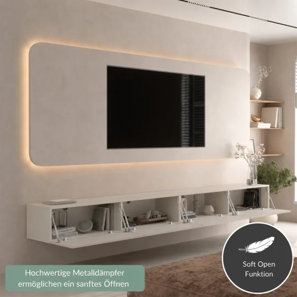 Mueble para televisión WEST Kashmir 320 cm (2 x 160 cm)