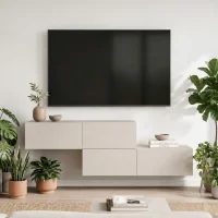 WEST TV-Board Set 2x 140 cm in Kaschmir - versetzt...