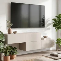 WEST TV-Board Set 2x 140 cm in Kaschmir - versetzt...