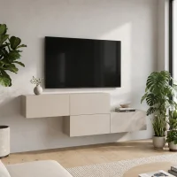 WEST TV-Board Set 2x 160 cm in Kaschmir - versetzt...