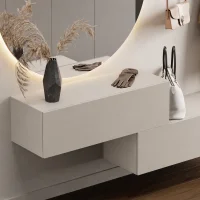 Meubles - Armoire de vestiaire suspendue 100 cm - Cachemire