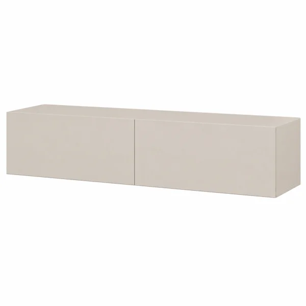 Hallway Furniture Coat Rack Wall Cabinet 140 cm, Single, Cashmere