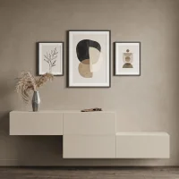 Flur Möbel Garderobe Hängeschrank 140cm doppelt...