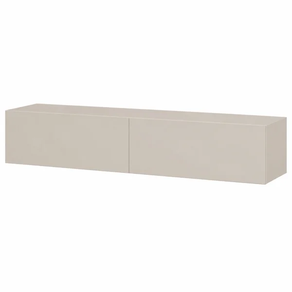 Hallway Furniture Coat Rack Wall Cabinet 160 cm, Single, Cashmere