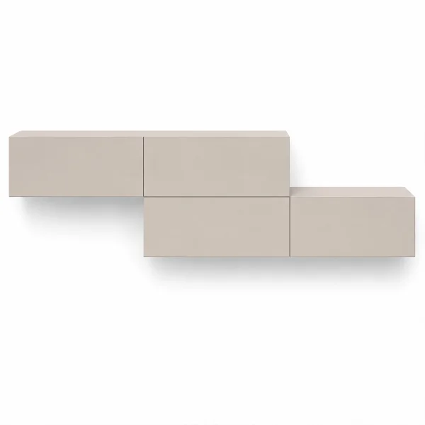 Hallway Furniture Coat Rack Wall Cabinet 160 cm Double Cashmere