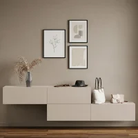 Flur Möbel Garderobe Hängeschrank 160cm doppelt...