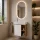 Mueble de lavabo RELIA de 50 cm con espejo LED