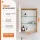 RELIA Waschtischunterschrank 50cm mit Spiegelschrank 50 cm
