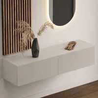 Penderie dentrée 140 cm avec panneaux muraux et...
