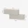 2x 100 cm Hallway Coat Rack with Wall Panels and Mirror with LED Lighting, Cashmere
