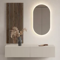 Armario de pasillo de 140 cm con paneles de pared y...